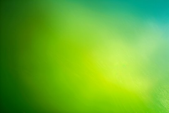 Abstract green background with blur bokeh defocused lights and shadow