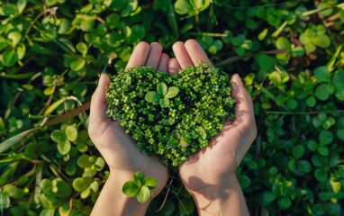 Naklejka na ściany i meble Earth Day, the importance of loving nature