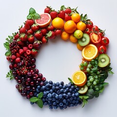 Organic Insight Health Nutrition Idea Circle Concept