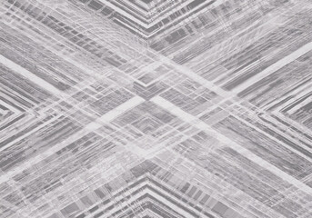 Obraz premium abstract soft black and white geometric pattern with old vintage texture