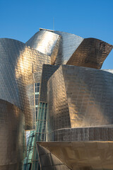 The cityscape in Bilbao, Basque, Spain.
