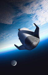 Clipper, spacecraft.Concept by  RSC Energia (early-2000s). Cancelled.  © Anna Butova