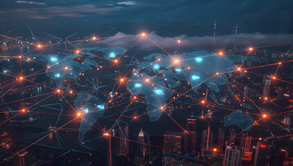 Global Connectivity Map: A Futuristic View of Urban Trade