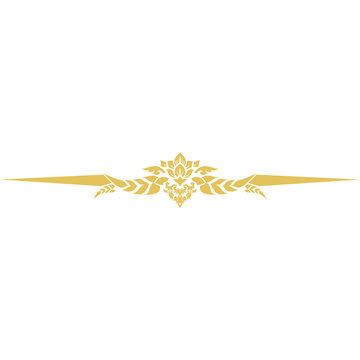 Decorative Thai Art Pattern luxury line art, lai Thai flat element illustration