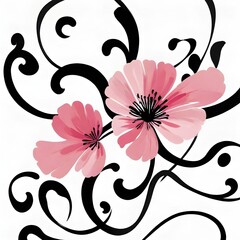 background with flowers