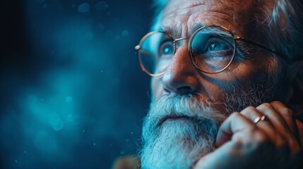 A contemplative philosopher ponders deep questions