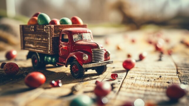 Christmas Truck - Delivering presents to spread cheer