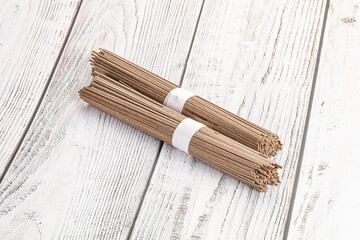 Asian aw soba bukwheat noodle