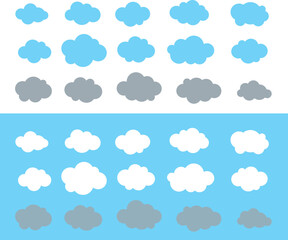 Illustration representation of clouds and water vapor dust in the sky