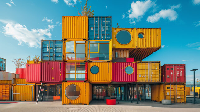  home or office made of shipping containers 