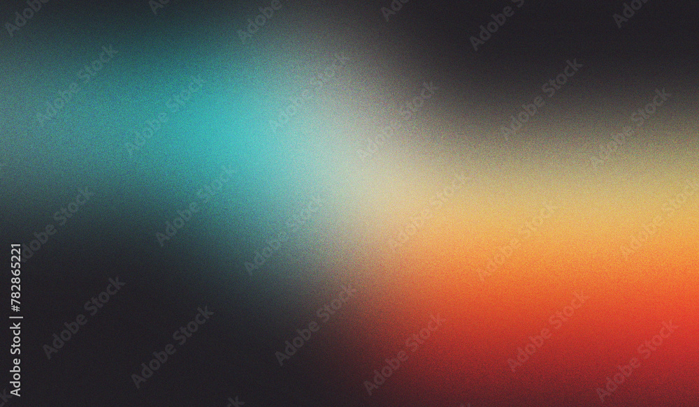 Poster abstract colorful background with gradient background with strong large noise effect color gradient