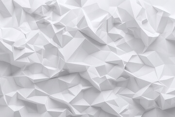 White Polygon Textured Background