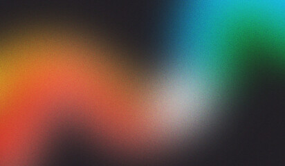 Abstract colorful background with gradient background with strong large noise effect. Color gradient, ombre.