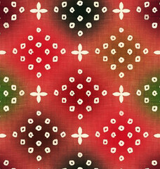 Traditional seamless bandhani patoda pattern Digital design	
