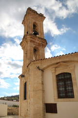 Bell tower of Timios Stavros Monastery, Omodos, Cyprus