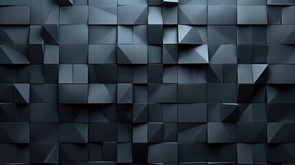 A black and white image of a wall made of blocks