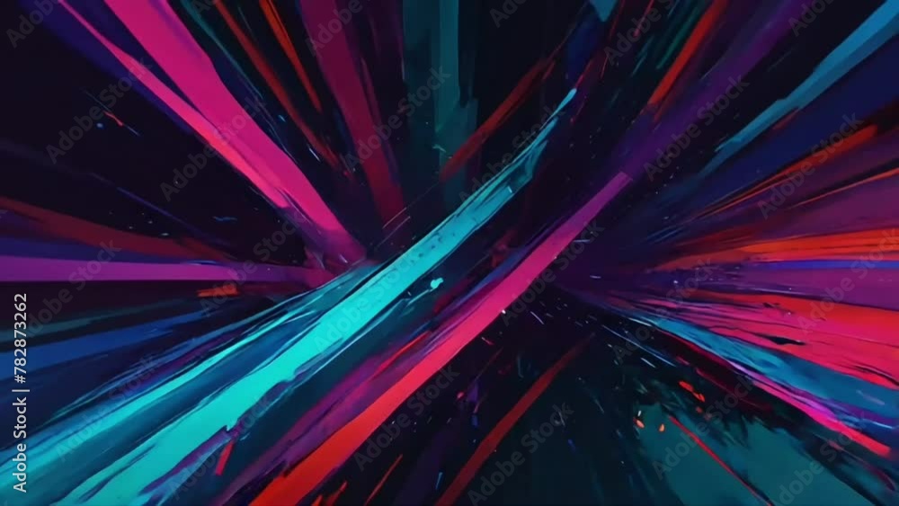 Poster abstract glitch art background with futuristic style, digital texture, glitch effect and distortion,