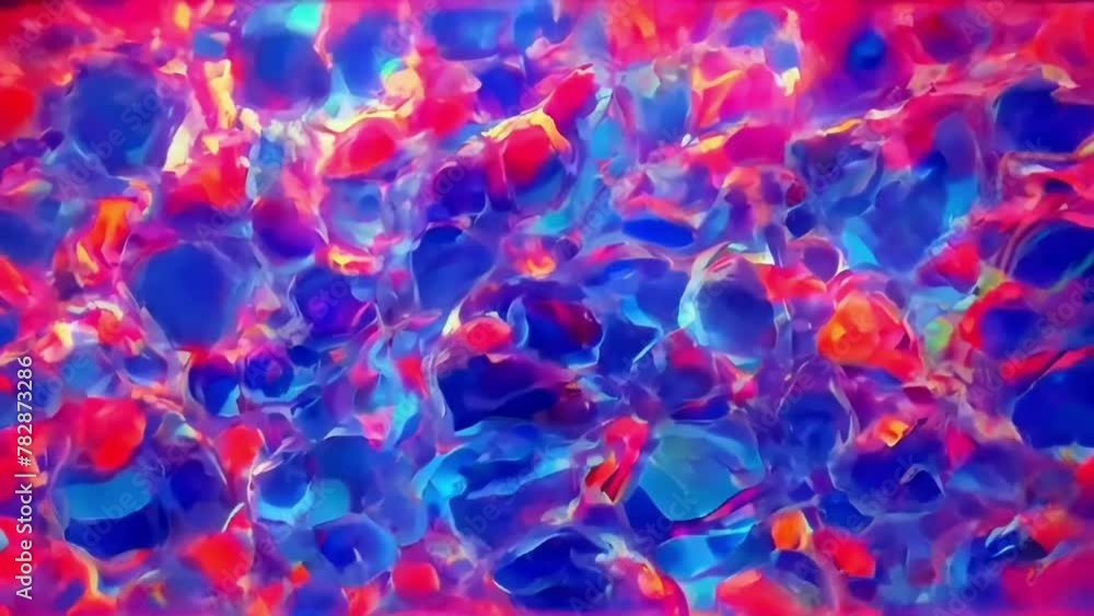 Poster animated video background with seamless loop movement of the background abstract watercolor painting