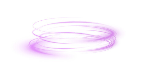 Light pink podium lines png of speed. Light glowing effect png. motion lines. Transparent white background Light trail wave fire path trace line, car lights, optic fiber and incandescence curve twirl
