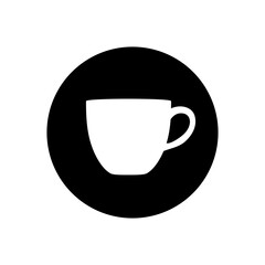 Coffee cup icon vector. Tea cup illustration sign. Mocha symbol. Tea logo. Hot drink mark.