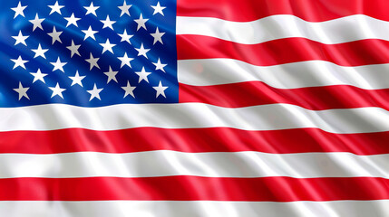 Waving U.S. Flag