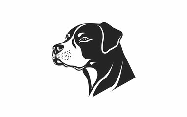 Black and White Dog Portrait Logos,Simplified Dog Profile Graphics
Stylized Dog Head Illustrations
Minimalist Canine Logos Set