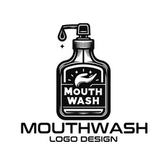 Mouthwash Vector Logo Design