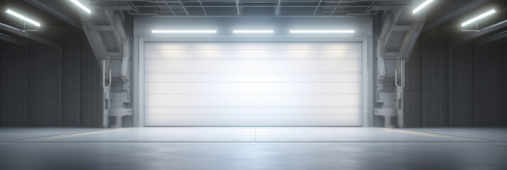 Sleek Industrial Garage Space with Modern Design