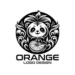 Orange Vector Logo Design