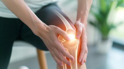 Focused View of Acute Knee Joint Pain
