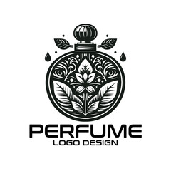 Perfume Vector Logo Design