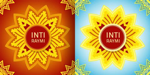 Religious festival Inti Raymi. Inca celebration of the Sun. Pagan holiday in Peru.