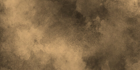 Surface with abstract watercolor painted grunge paper texture,  brown watercolor background hand-drawn with cloudy strokes of brushes, grainy watercolor scraped grungy background. 