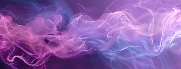 Fototapeta na wymiar Abstract Colorful Smoke Waves on Dark Background