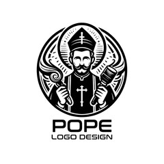 Pope Vector Logo Design
