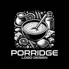 Porridge Vector Logo Design