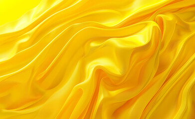 Fototapeta premium Sunny Glow: AI-Generated Yellow Abstraction