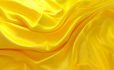 Sunny Glow: AI-Generated Yellow Abstraction