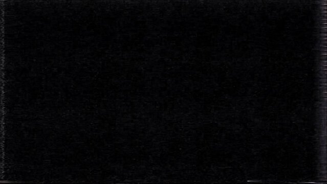 VHS Glitch lines on the sides of the screen, VHS look Overlay, VHS Static noise background, Black screen