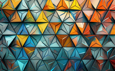 Abstract triangle geometry pattern background