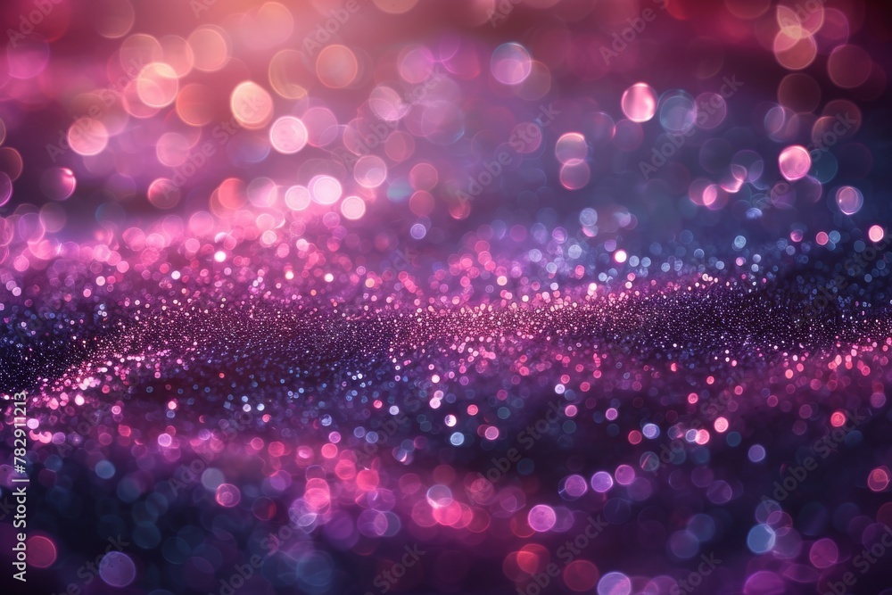 Poster a mesmerizing abstract background with sparkling bokeh lights creating a magical, festive atmosphere