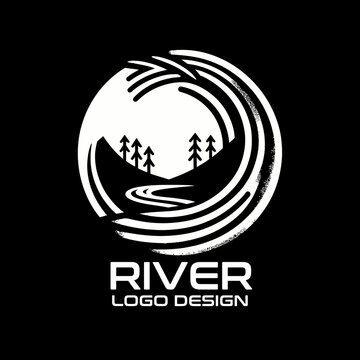 Road Vector Logo Design