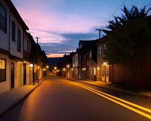 Fototapeta premium street at night