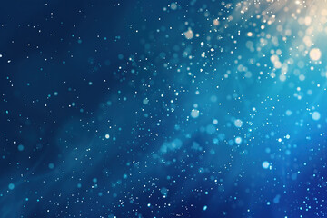 close up horizontal image of glittery abstract blue background