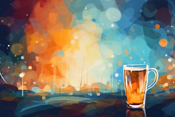 abstract background for Beverage Day