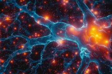 Cosmic Nebula with Stellar Formations