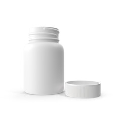 Plastic Bottle Pharma Round