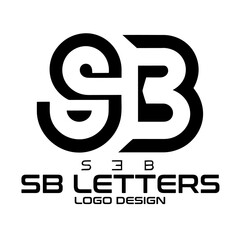 SB Letters Vector Logo Design