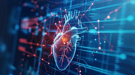 Computer Screen Showing Heart Symbol