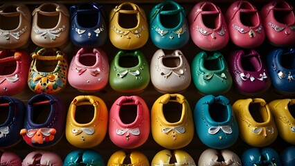 Fototapeta premium dutch wooden shoes, ai generated